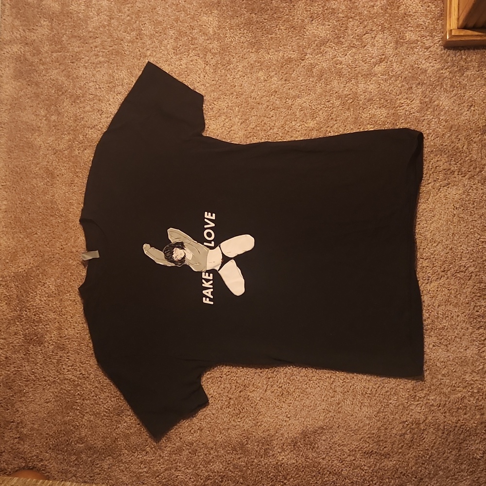 Large Anime Shirt Fake Love